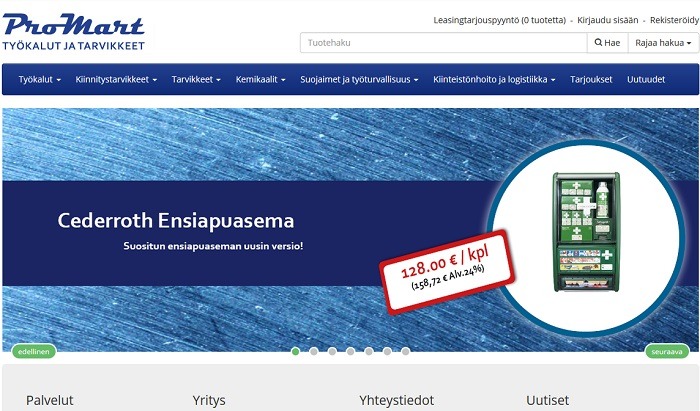 ProMart Oy | Työkalut ja tarvikkeet verkkokauppa